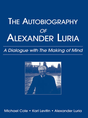 cover image of The Autobiography of Alexander Luria